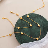 Heart combo bracelet & necklace