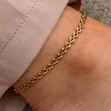 Heart  anklet