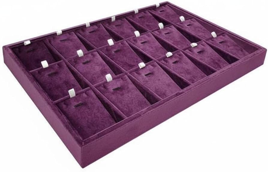 Necklace Display Tray (18 compartments)