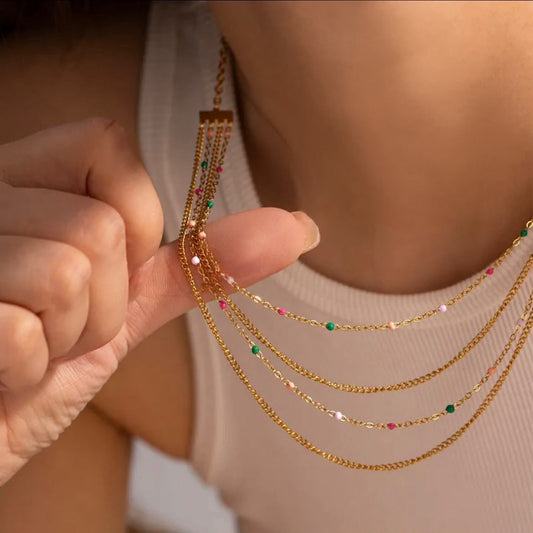 Elegant Multi Layered Necklace