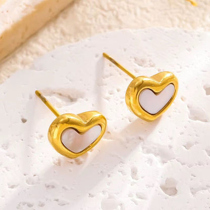 Minimal Heart Cute Earrings