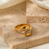 Luxury zarkoon adjustable ring