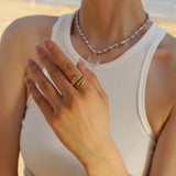 Luxury zarkoon adjustable ring