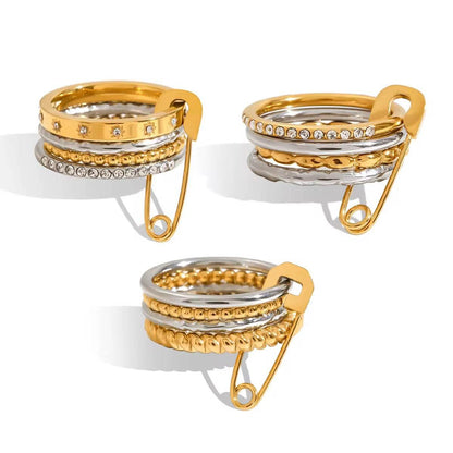 Safety Pin Ring