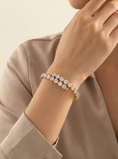 Zirconia  Wrap Tennis Bracelet