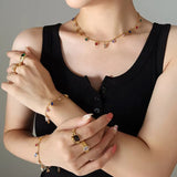 Multi combo bracelet & necklace