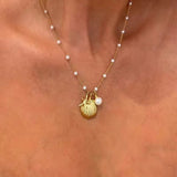 Shell  necklace breclate