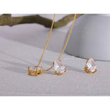 Earring woth necklase