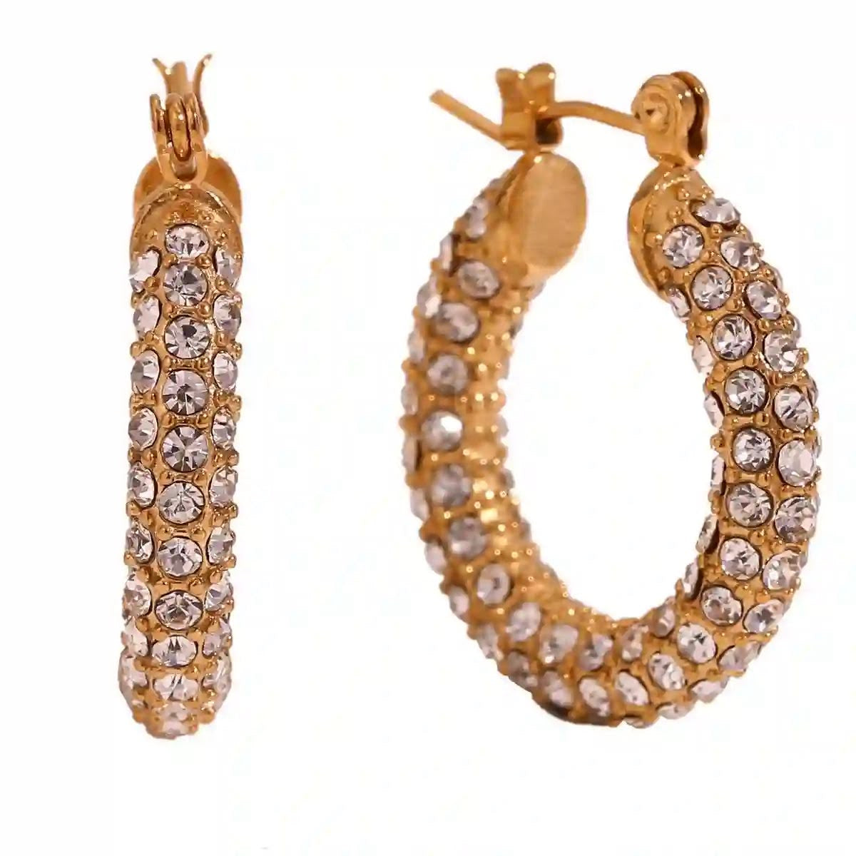 Chunky Stoned Earrings