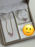 Heart necklace and breclate