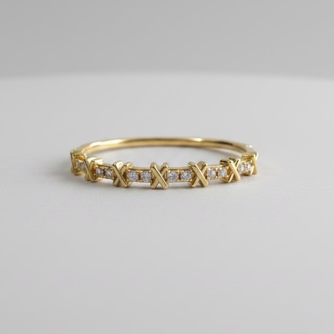 Cross Stoned Bracelet
