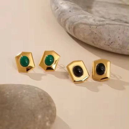 Vintage Stone Earring