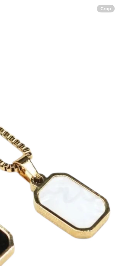 Solid Stone Necklace