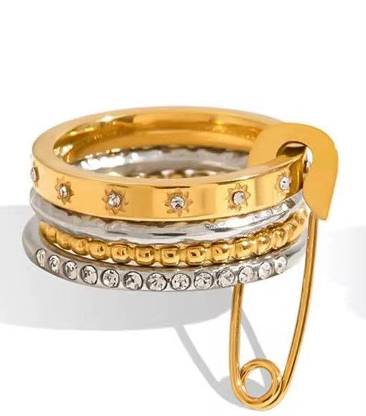 Safety Pin Ring