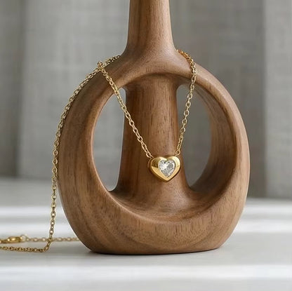 Stoned Heart Pendant