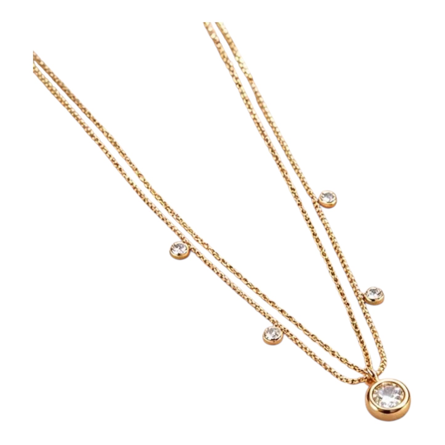 Layered Stone Necklace