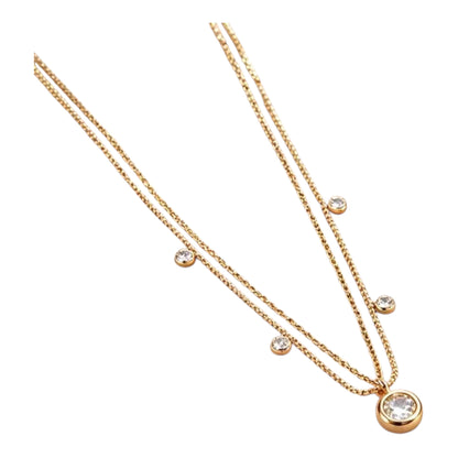Layered Stone Necklace
