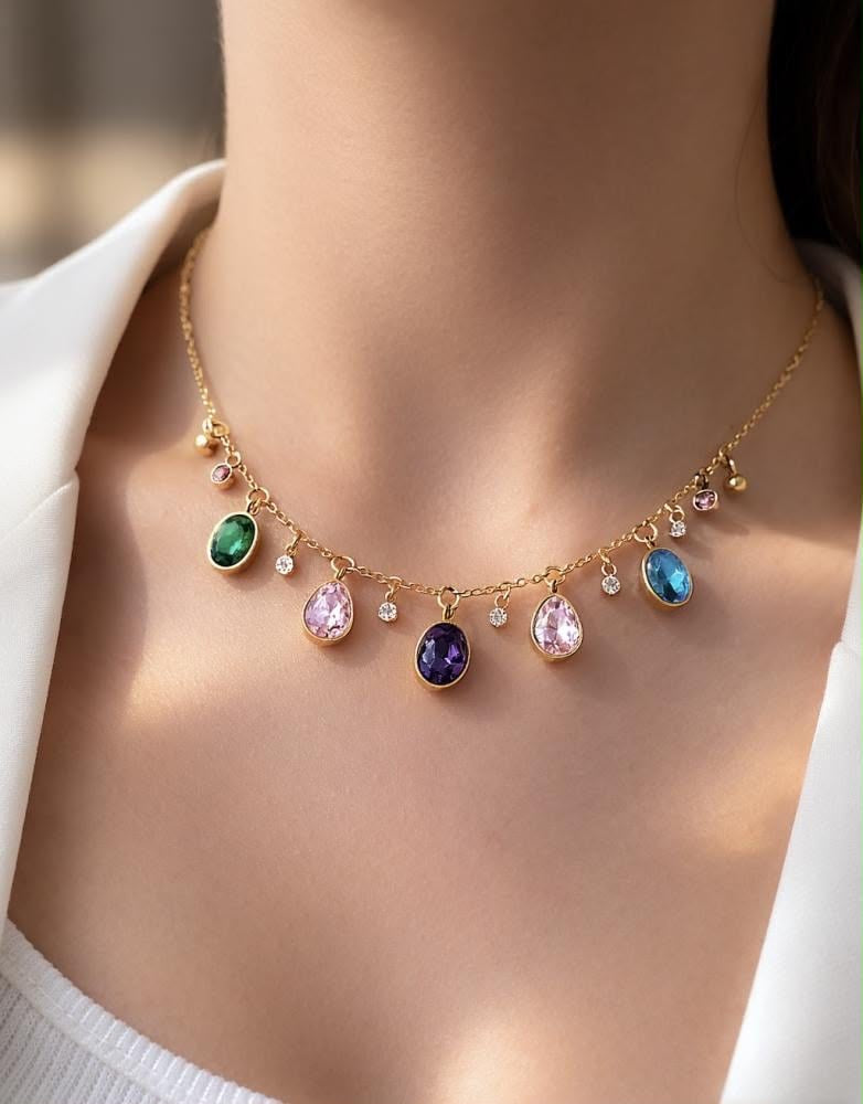 Multi gemstone Necklace
