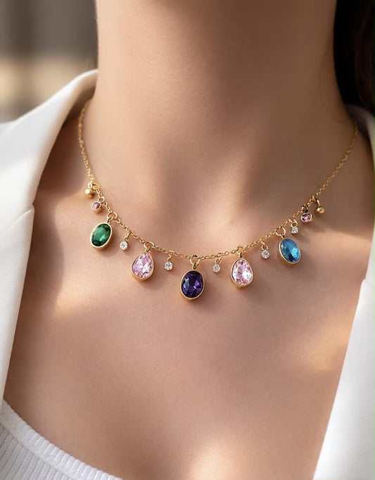 Multi gemstone Necklace