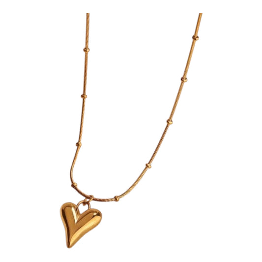 Golden Heart Necklace