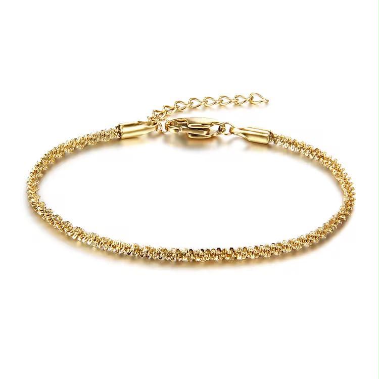 Golden Plain Bracelet