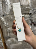 Natural stone necklace