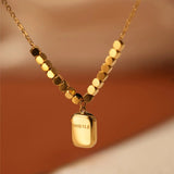Bar necklace