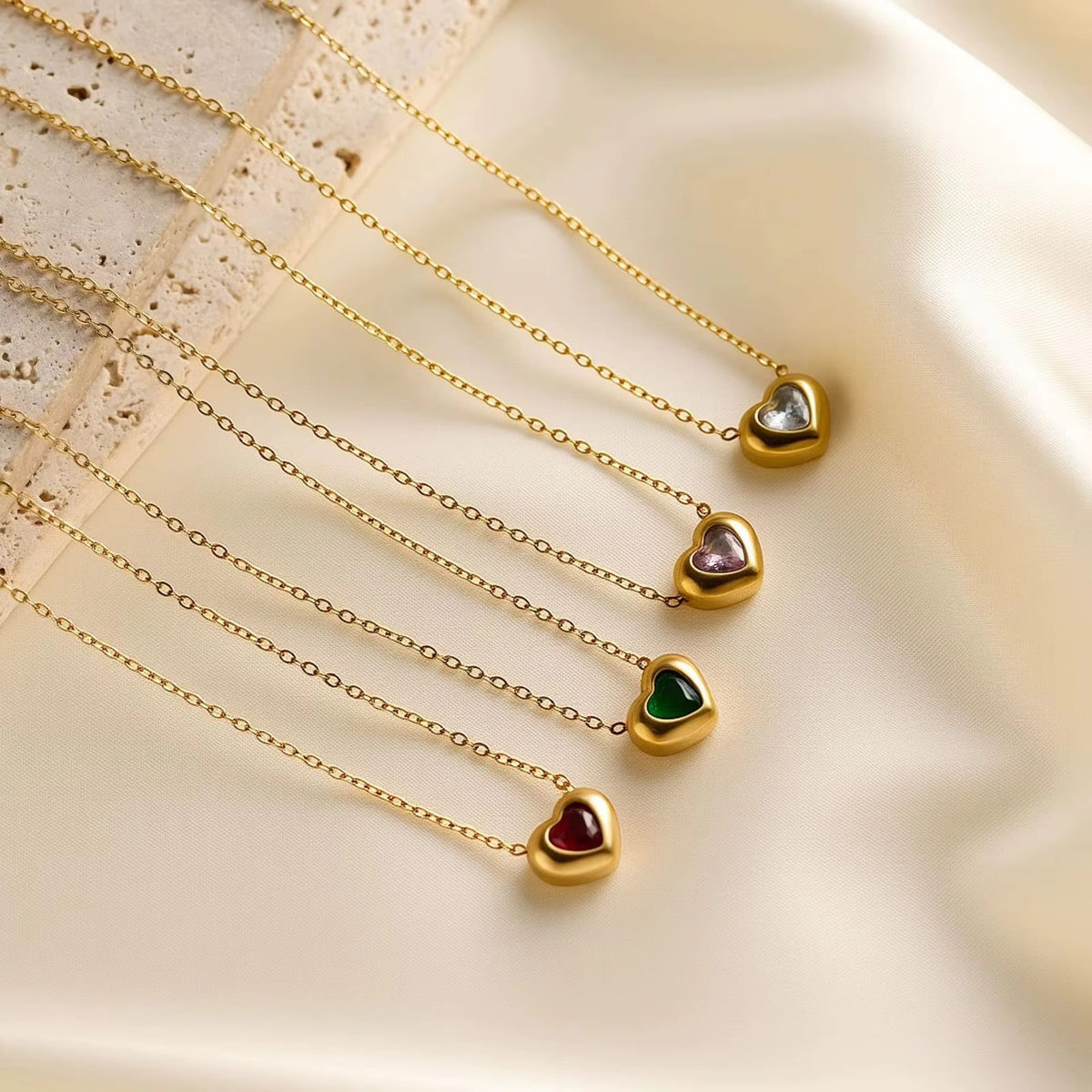 Stoned Heart Pendant