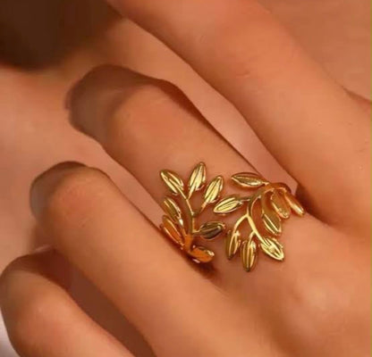 Olive Leaf Ring