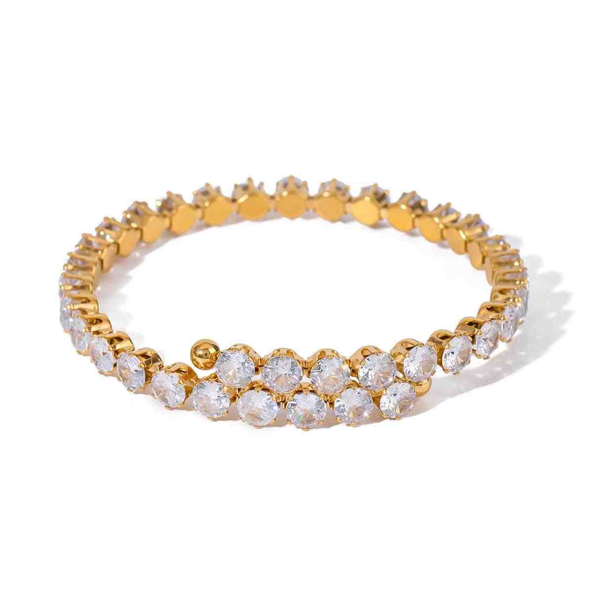 Zirconia  Wrap Tennis Bracelet