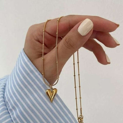 Golden Heart Necklace