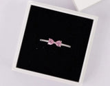 Trending bow  adjectable ring