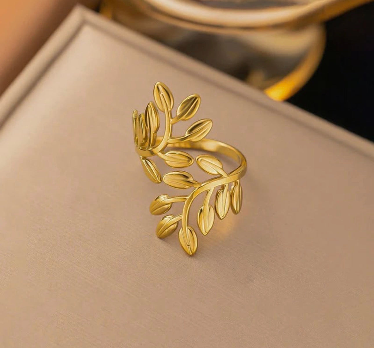 Olive Leaf Ring