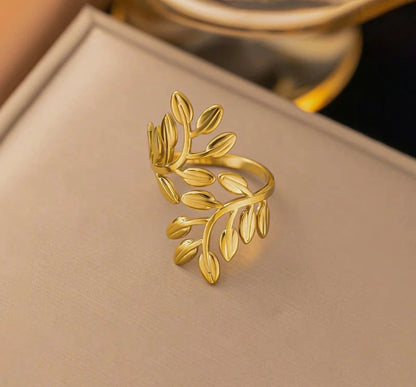 Olive Leaf Ring