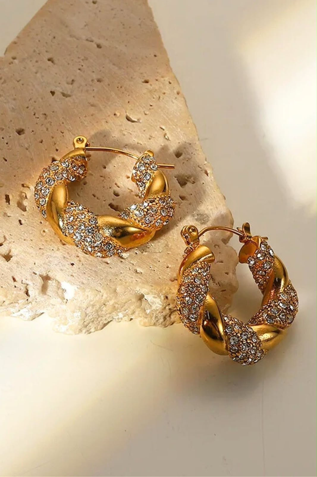 Chunky Stoned Earring