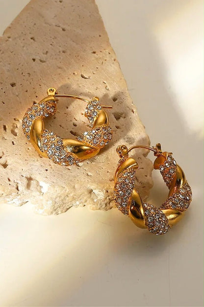 Chunky Stoned Earring