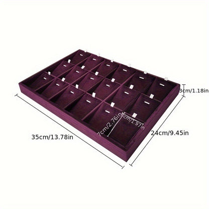 Necklace Display Tray (18 compartments)