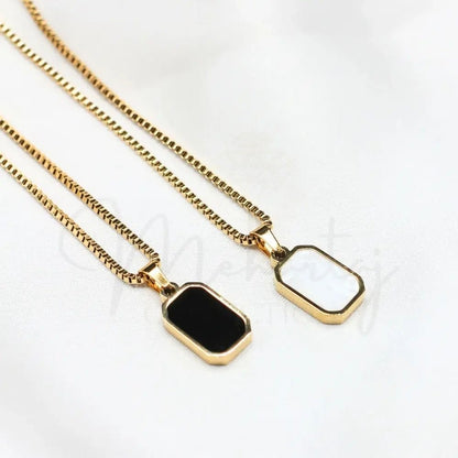 Solid Stone Necklace