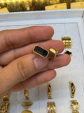 Tora black & white ring