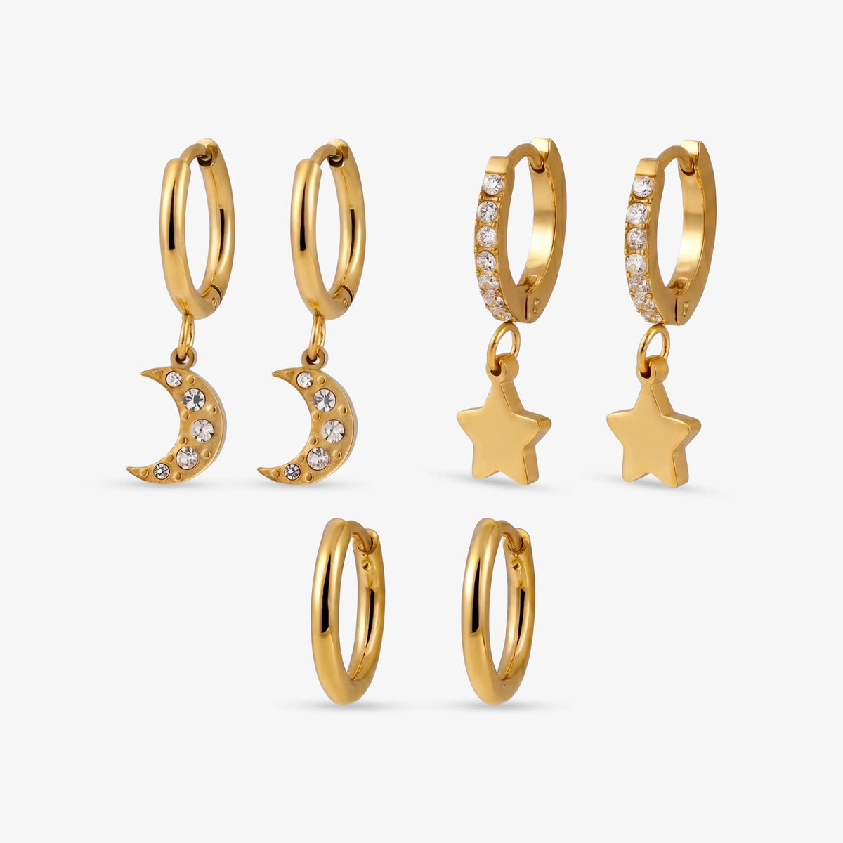 Earring Set 3 Piece
