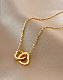 Two hearth necklace