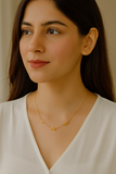 3 bow necklace