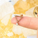 18k Helix/Tragus Dangle Earring