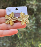 Flower earrings