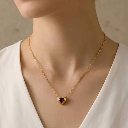 Stoned Heart Pendant