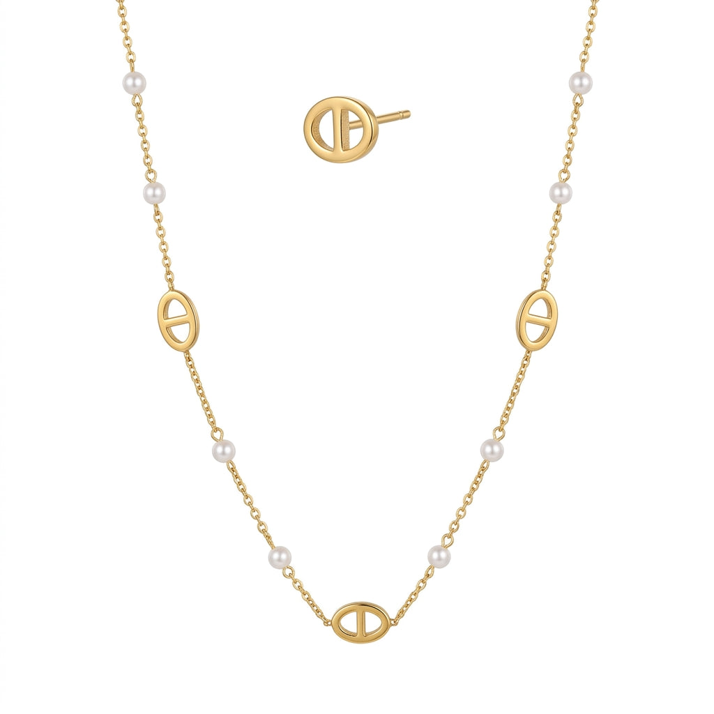Trendy Necklace+Earring