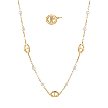 Trendy Necklace+Earring