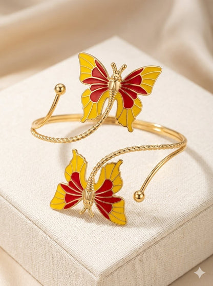 Yellow Butterfly ArmCuff