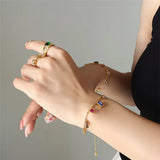 Multi combo bracelet & necklace