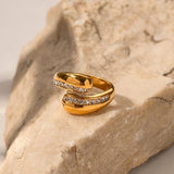 Luxury zarkoon adjustable ring